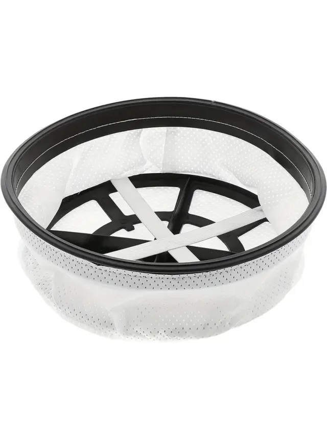 Numatic Rond Microvezel Filter voor Numatic Henry, Hetty & James – 30,5 cm – Hoogwaardig Wasbaar Vervangend Stofzuigerfilter – Duurzaam Plastic & Ademend Textiel – Efficiënte Motorbescherming – Eenvoudige Installatie Wit