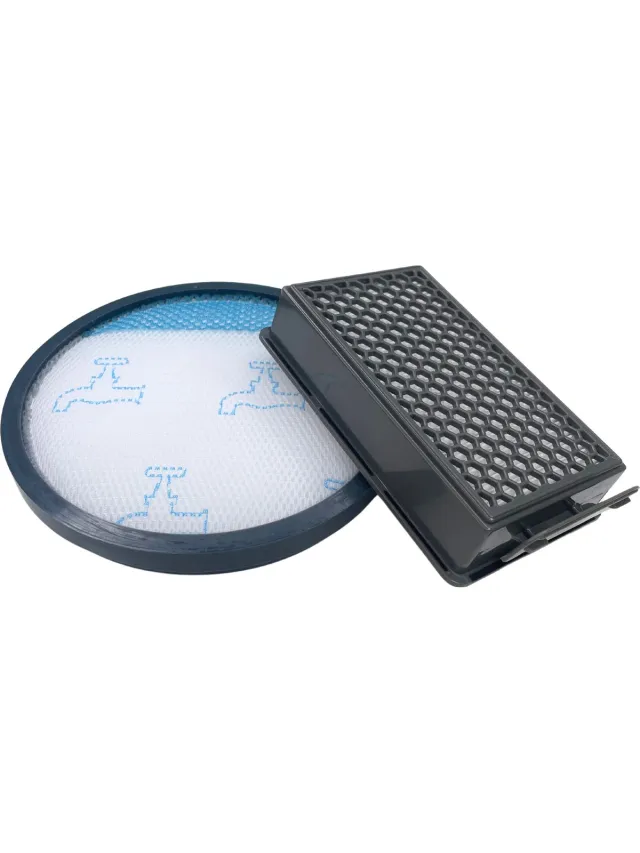 Phonillico Vervangingsfilter ZR78000 [Set 2] compatibel Rowenta Compact Power XXL/Power Cyclonic XXL/Moulinex Compact Power Cyclonic/Tefal Wit