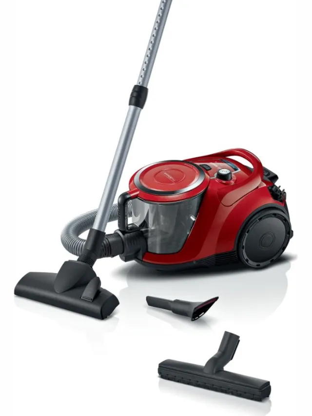 Bosch ProSilence BGC41Q69 Serie 6 - Stofzuiger zonder zak - Rood