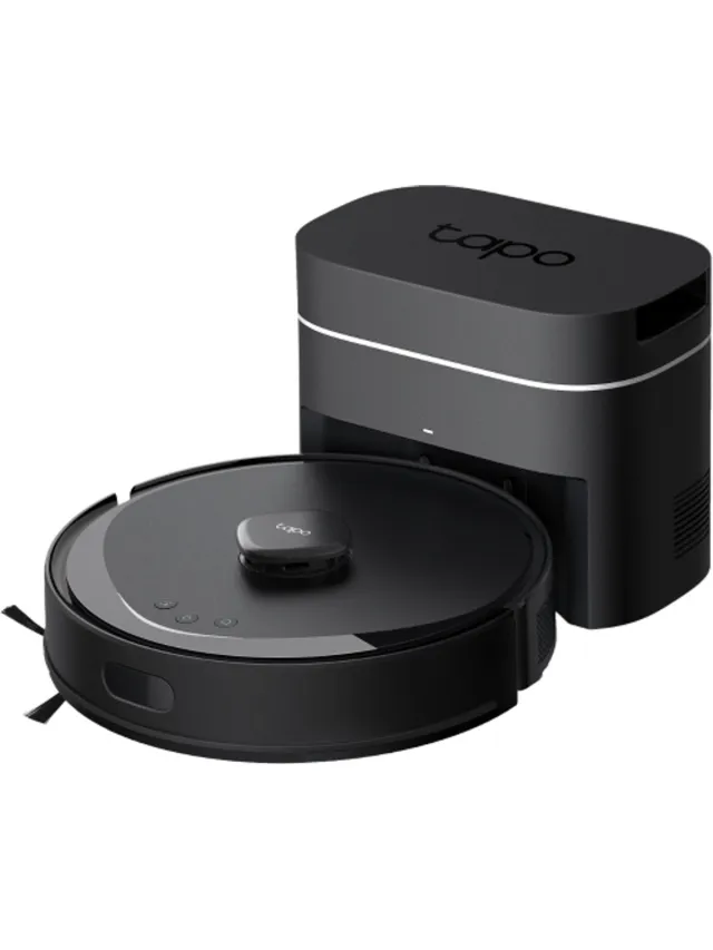 Tapo RV30 Max Plus Gen2 Robotstofzuiger & Auto-Empty Dock zwart