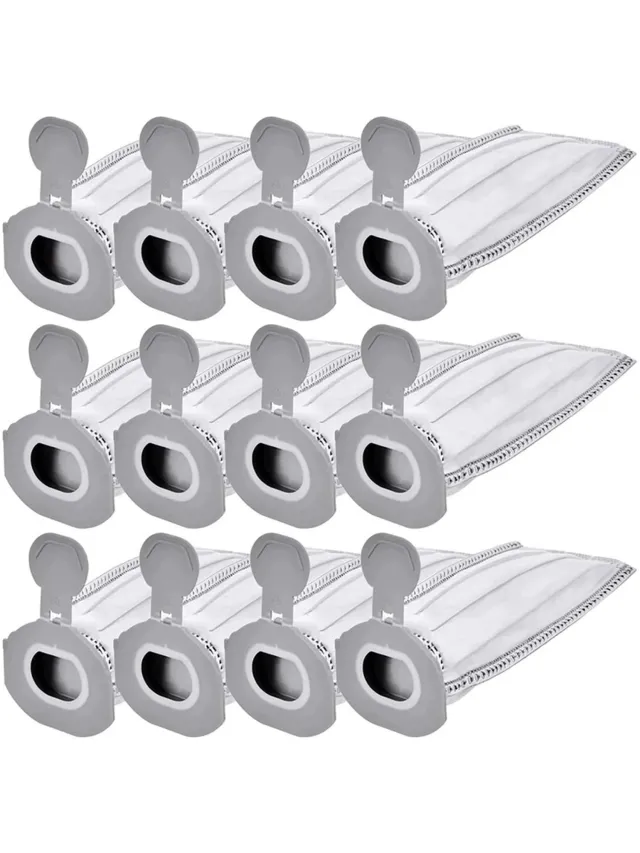 Profi-Home 12 Stofzuigerzakken & Filters voor Vorwerk Kobold VK7/FP7