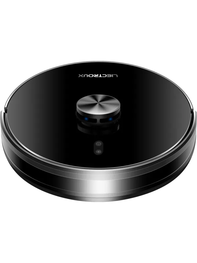 LIECTROUX Robotstofzuiger Met Dweilfunctie - Dweilrobot - LiDAR Navigatie - Appbediening - 6500 Pa - Voor Meerdere Vloeren - 3,5 L - 90 Min Zwart