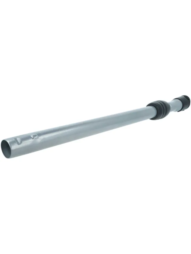 VHBW stofzuigerbuis, vervangingsonderdeel voor Bosch Siemens 00466336, 00465657, 00464233, 00433941 voor stofzuigers – 35 mm aansluiting, 61 - 99 cm, zwart-zilver