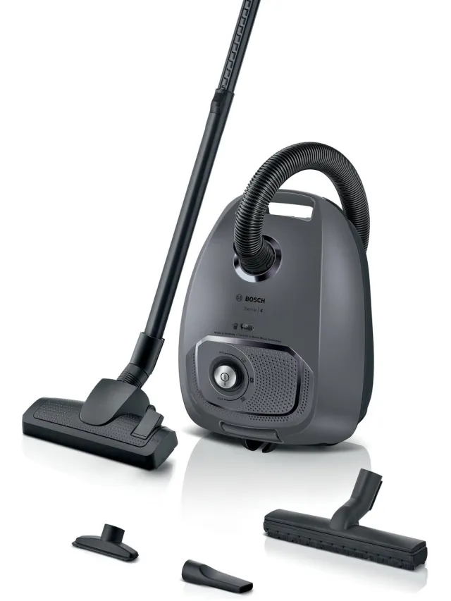 Bosch Serie 4 Stofzuiger met zak Grijs BGL41GR3H Donker grijs
