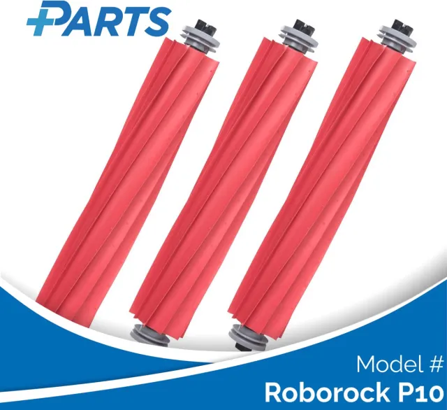 Plus.Parts Roborock P10 Borstels (3 Stuks, Plus.Parts® alternatief voor 8.02.0079) Overig