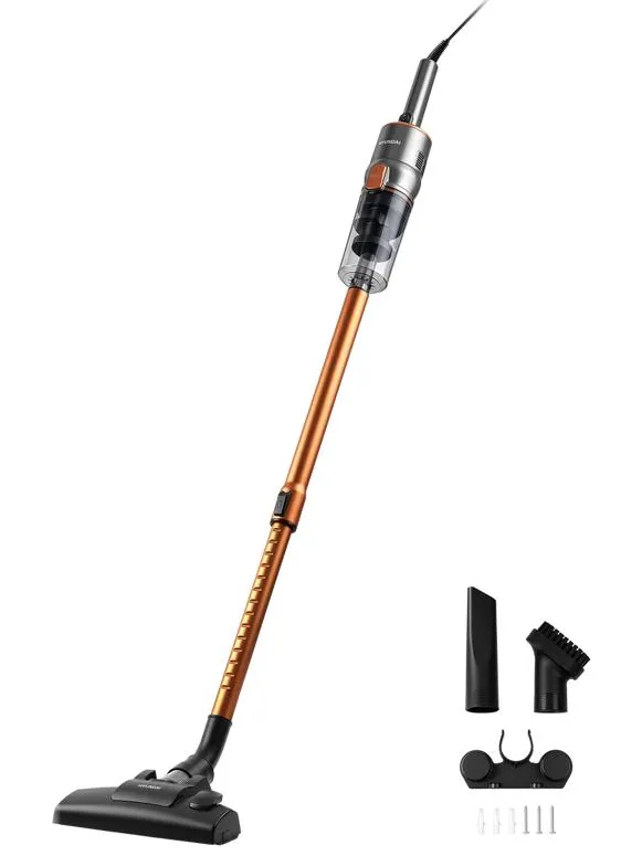 Hyundai steelstofzuiger Nanostick - met snoer oranje, grijs, foto 4
