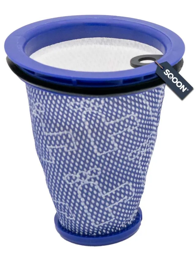 SQOON Stofzuigerfilter Geschikt voor Dyson Big Ball Series – Vervangt 967371-01 Paars