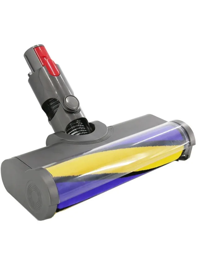 Inf Groene Stof Onthullende Borstelkop Compatibel met Dyson V10 Slim/V12 Slim XB Geel Blauw Zacht Fluweel Multicolor