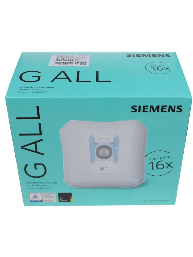 Siemens Power Protect stofzakken 16 stuks Wit
