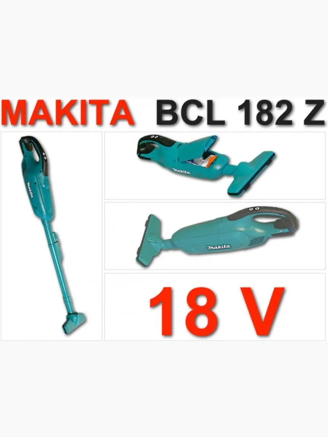 Makita BCL182Z handstofzuiger Blauw