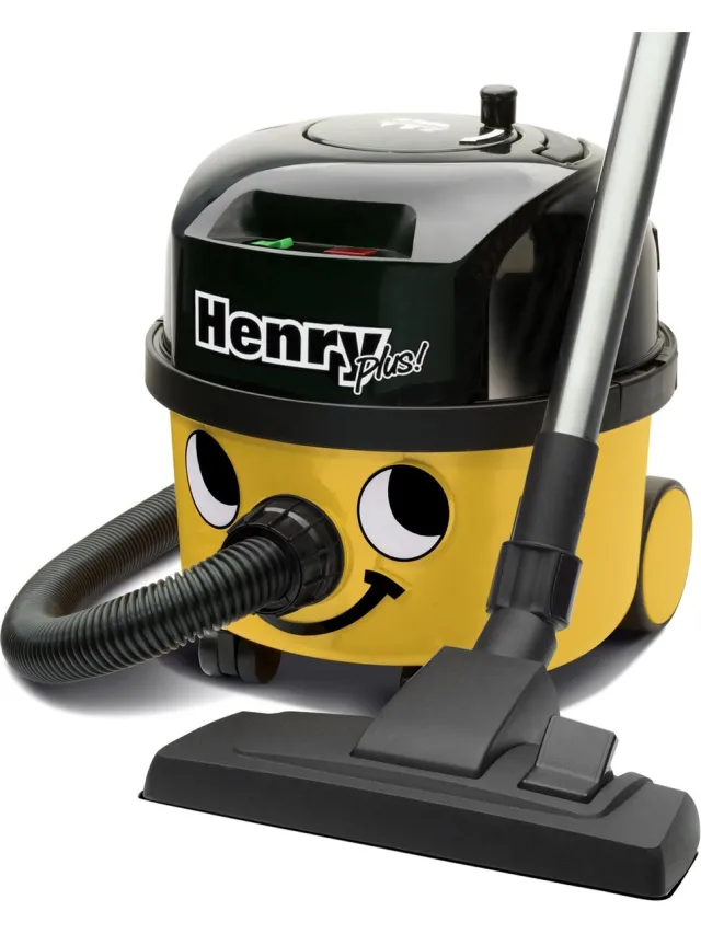 Numatic Henry Plus Hrp203 - Stofzuiger met zak geel