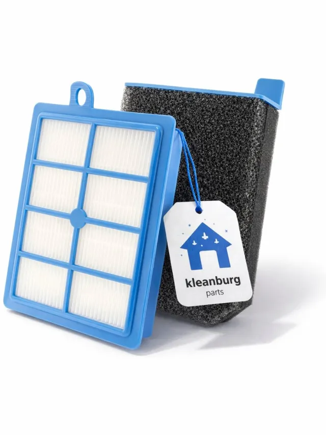 Kleanburg Geschikt voor AEG & Electrolux - Filter set van 2 stuks - S-Filter en Cascade - LX9 - PC91 zwart en blauw
