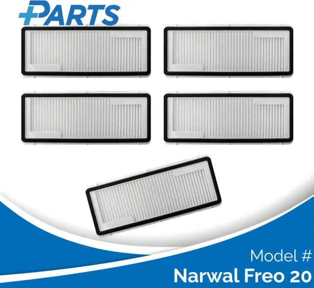 Plus.Parts Narwal Freo 20 Filters (5 Stuks, Plus.Parts® alternatief voor CP-PJ-A00088-00-00) Overig