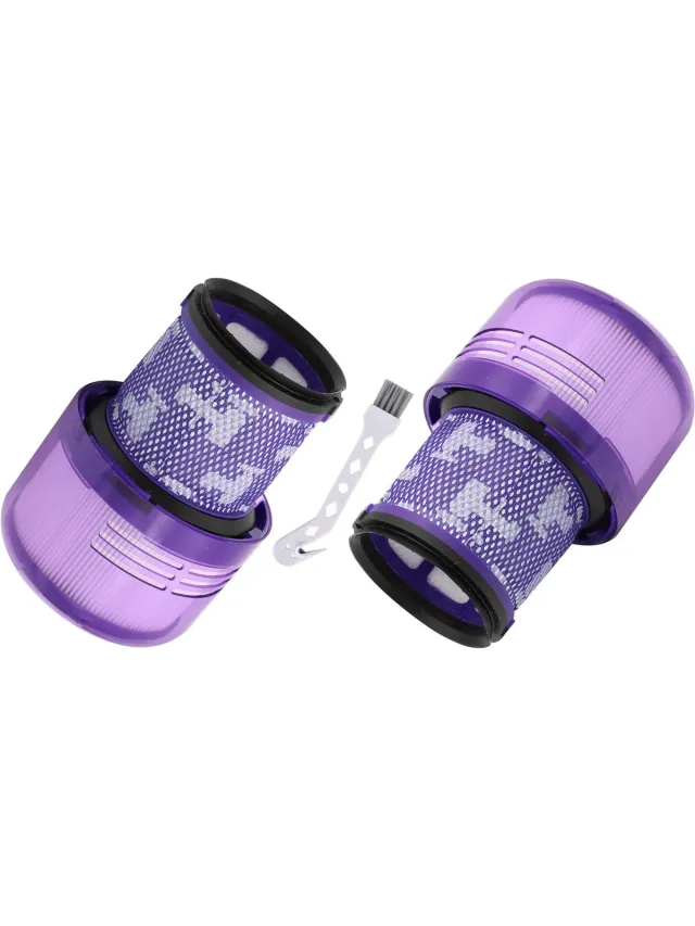 Phonillico Filter voor Dyson V11 vervangingsfilter 970013-02 [2 Stuks] Dyson V11 Serie Absolute Animal Total Clean Paars
