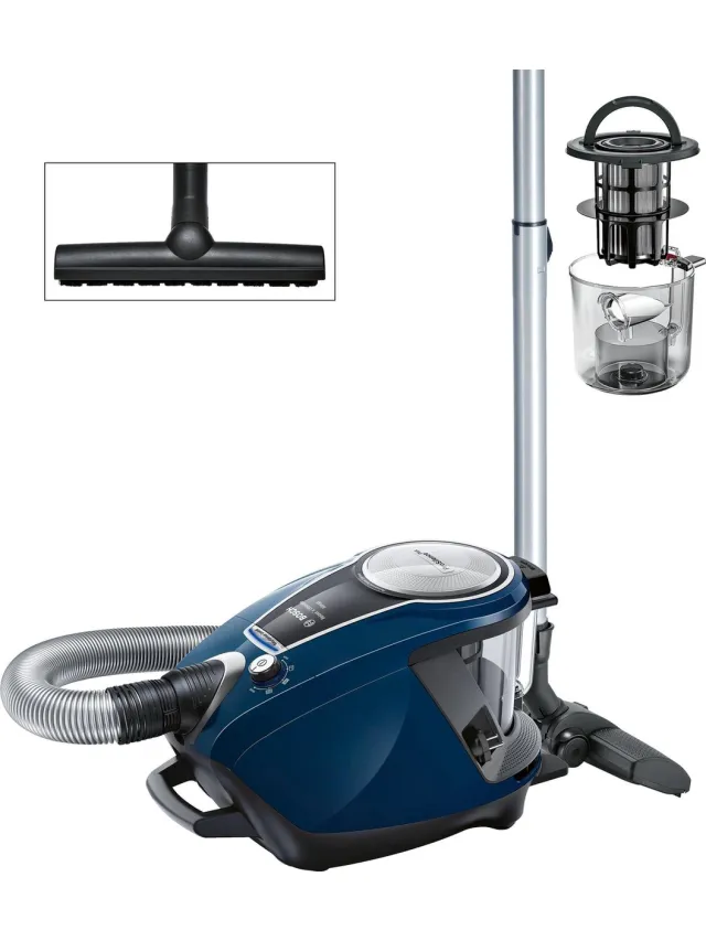 Bosch ProSilence BGS7RCL Serie 8 - Stofzuiger zonder zak - Blauw