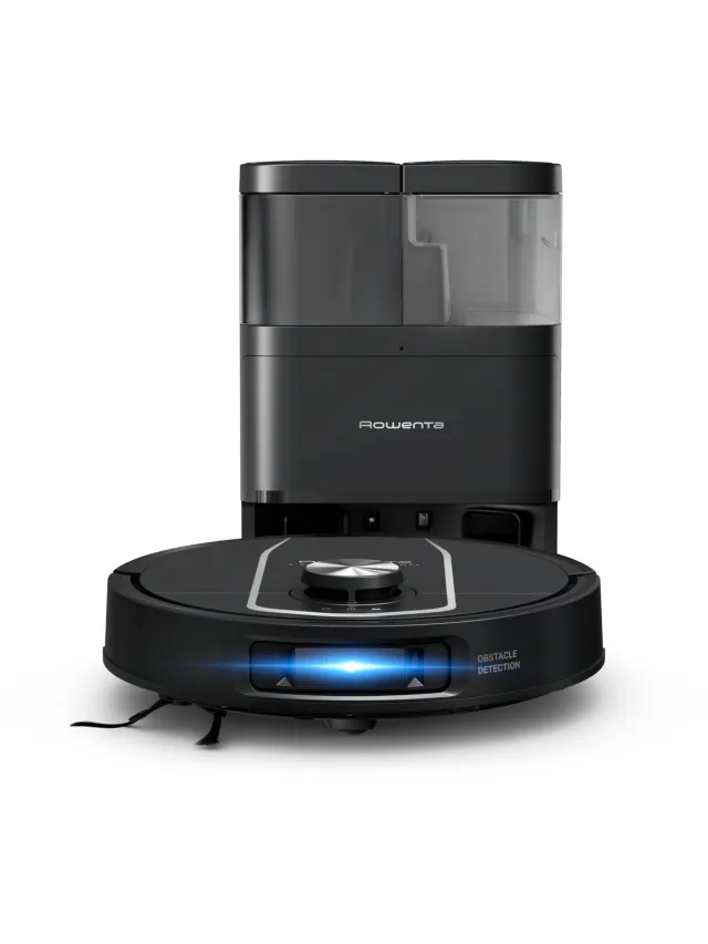 Rowenta X-Plorer Serie 575 RR95A5E0 Robotstofzuiger, LiDAR Navigatie, 10000Pa, All-in-One Station, Mopfunctie, Wit Zwart