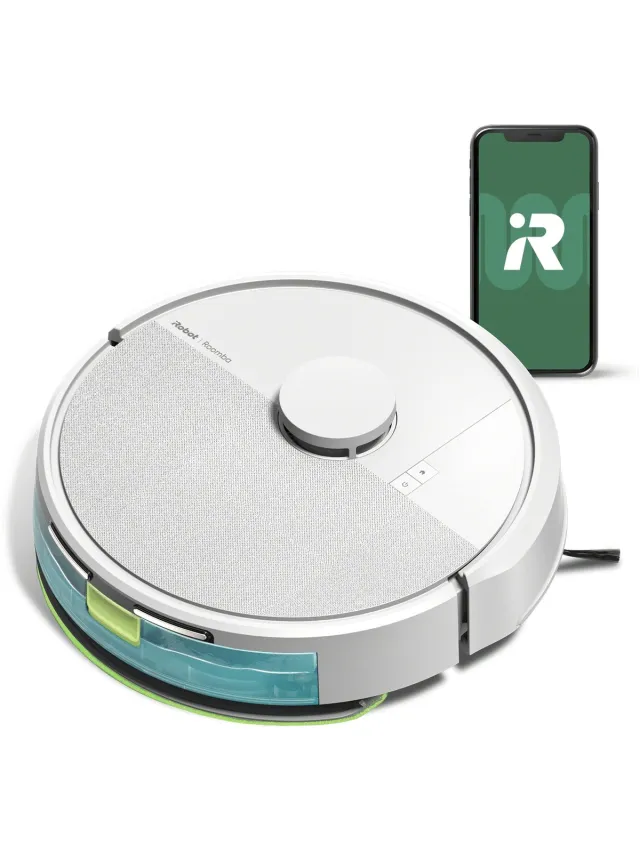 Irobot Roomba® 105 Combo - Robotstofzuiger met Dweilfunctie - Wit (Y3112)