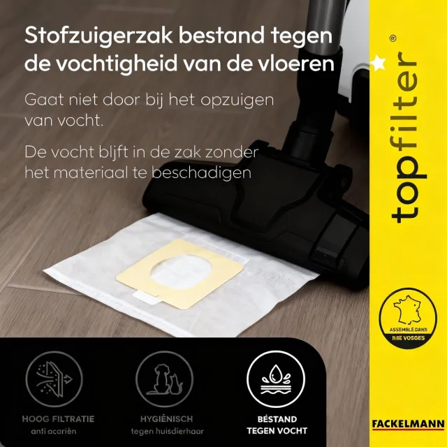 Top Filter Set van 4 stofzuigerzakken Moulinex TopFilter Premium