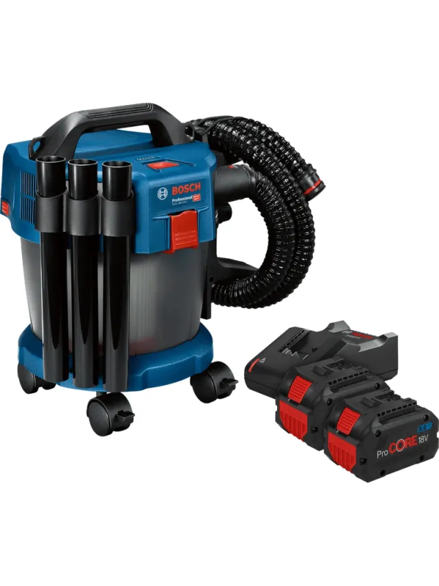 Bosch Professional GAS 18V-10 L 8,0 Ah ProCORE Accu (2x) Starterspakket