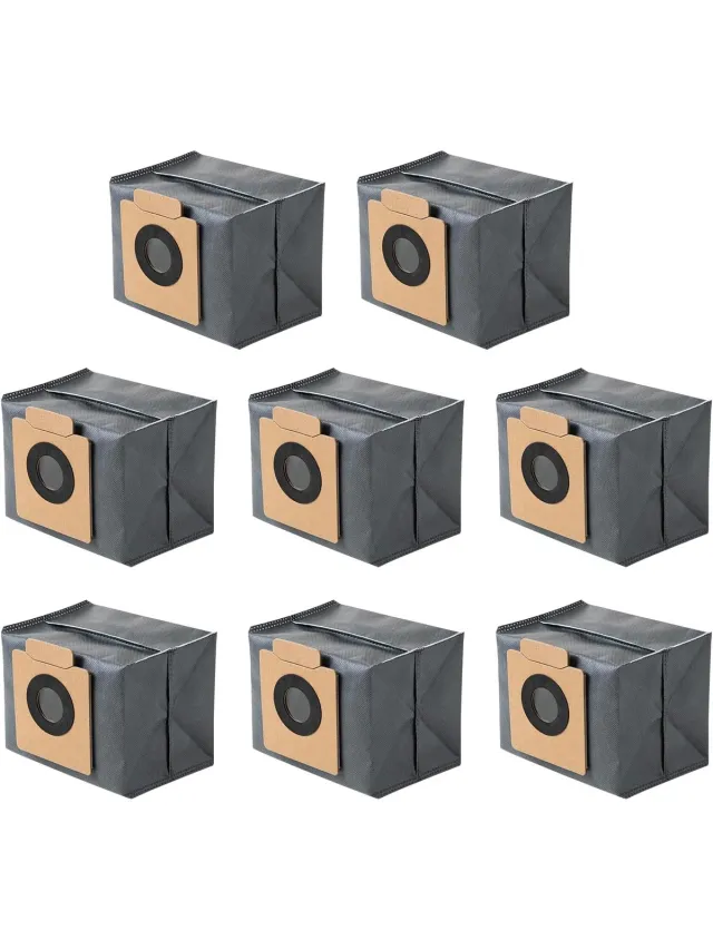 Inf Stofzakken Geschikt voor Eufy X8 Pro/X10 Pro Omni grijs
