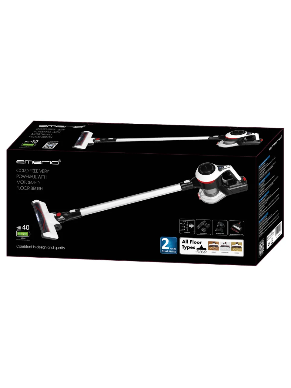 Emerio UVC-130959 steelstofzuiger wit zwart, foto 4