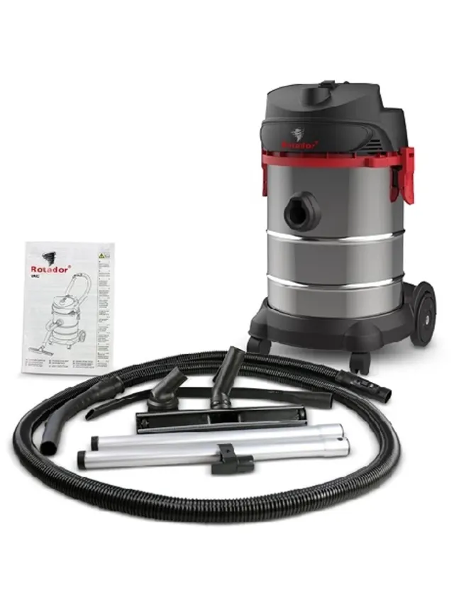 Rotador NAT EN DROOG INDUSTRIELE STOFZUIGER 30L 1200W MET ACCESSOIRES Zwart