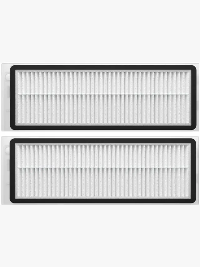 Wclavion HEPA-filters robotstofzuiger - Geschikt voor Xiaomi Mi Robot Vacuum Mop Essential, Mijia G1, MJSTG1, 2× HEPA-filter