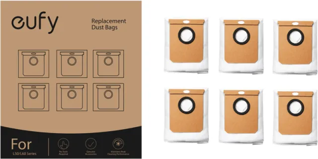 Eufy L60 stofzakken (6 stuks)