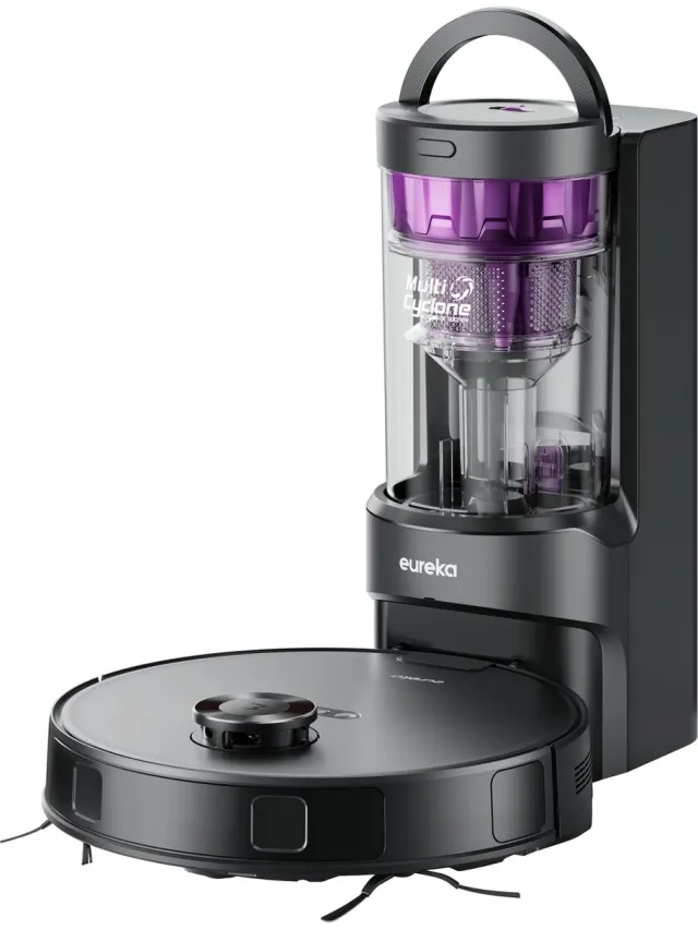 Eureka E20 plus Black - Robotstofzuiger met dwijlfunctionaliteit Grijs