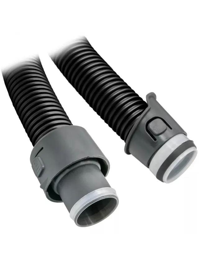 Multaparts stofzuigerslang geschikt voor AEG VX6, VX7 series & 6000 series | 1.9 meter lengte | Met stofzuiger wartel en bevestiging voor pistoolgreep | Alternatief voor AEG 140019432073, 140019432040, 140019432016 Zwart