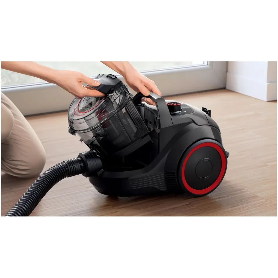 Bosch BGS21POW2 stofzuiger zonder zak zwart, foto 3