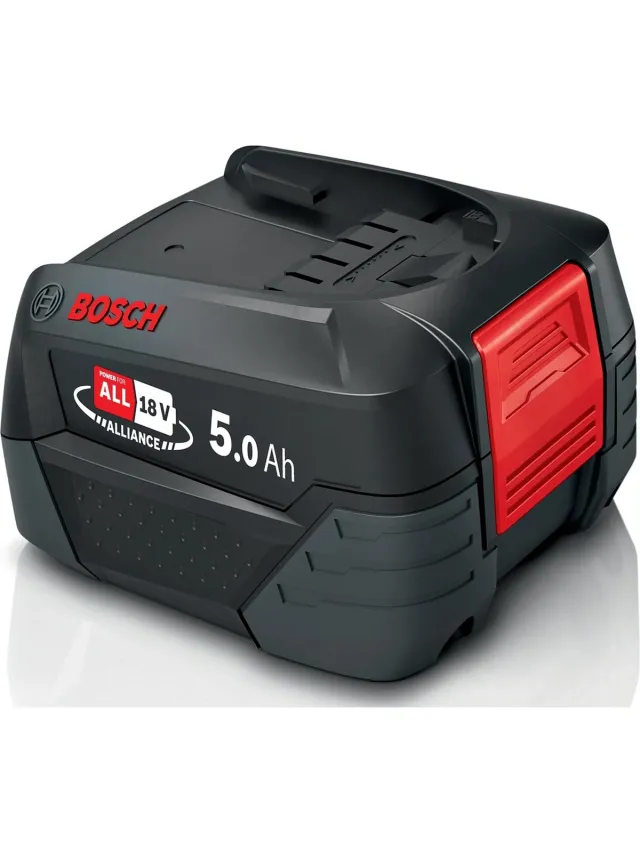 Bosch BHZUB1850 Stofzuiger Accu 5.0 Ah 18V Blauw