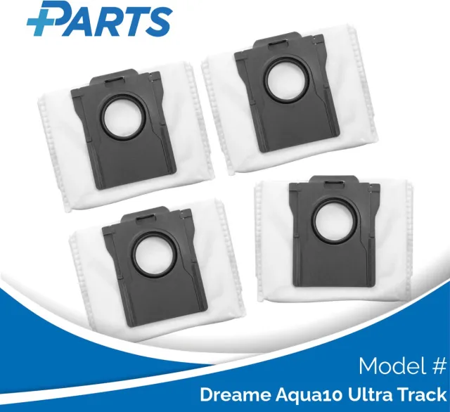 Plus.Parts Dreame Aqua10 Ultra Track Stofzakken (4 Stuks, Plus.Parts® alternatief voor RDB8) Overig