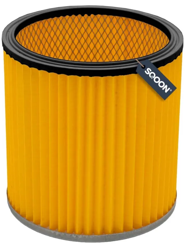 SQOON Filter – Geschikt voor Karcher / Kärcher 2001, 2201, 3011 en NT 301 – Het originele alternatief Geel