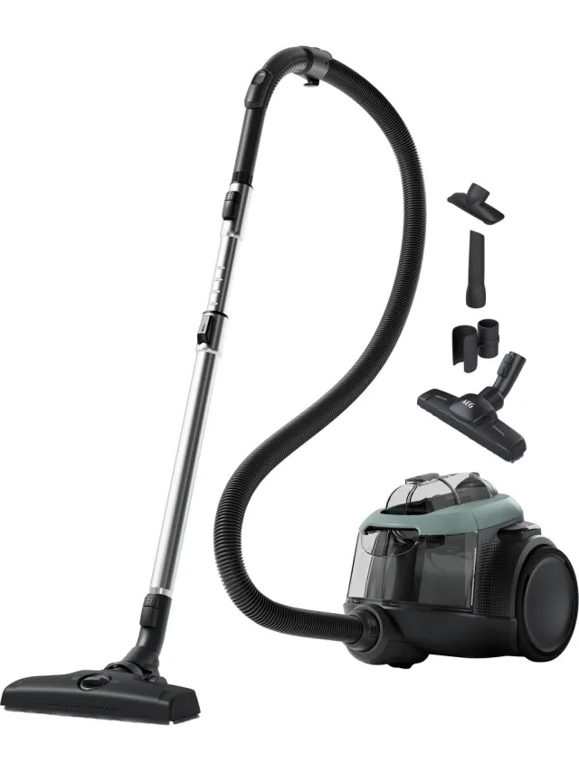 AEG AL61C2OG Clean 6000 - Stofzuiger zonder zak - Zwart /Oceangreen - 700W
