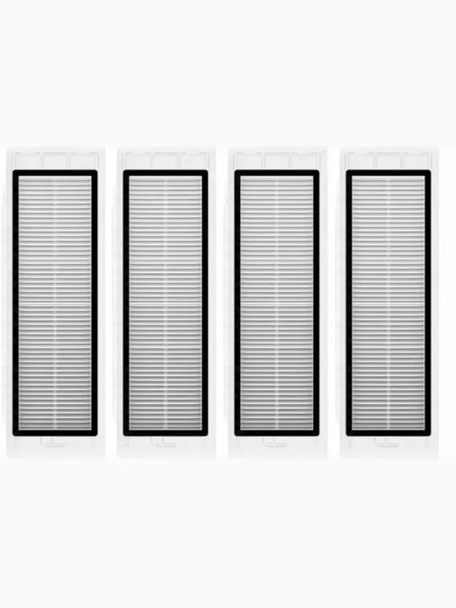 AreoSe HEPA-filter voor RoboRock E25/ E35 /S6 / S5 / S50 / S5 MAX / S6 maxV - 4 stuks