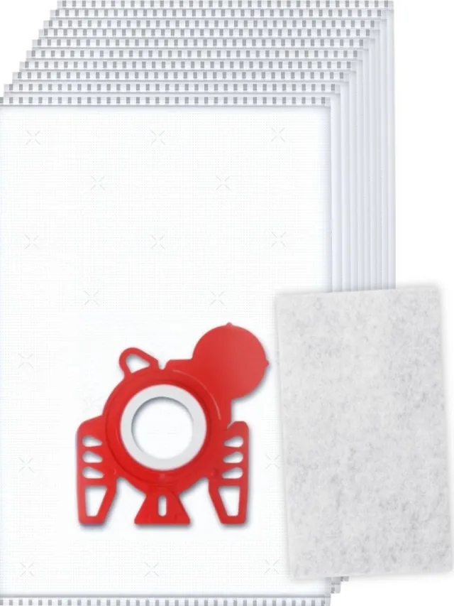 Dparts 10x Dparts stofzuigerzakken geschikt voor Miele FJM - met motorfilter - HyClean 3D Efficiency - Complete C1 - Compact C1 C2 - S6000 - S4000 - S700 - S500 - S300i - S290 - S241 - MI30