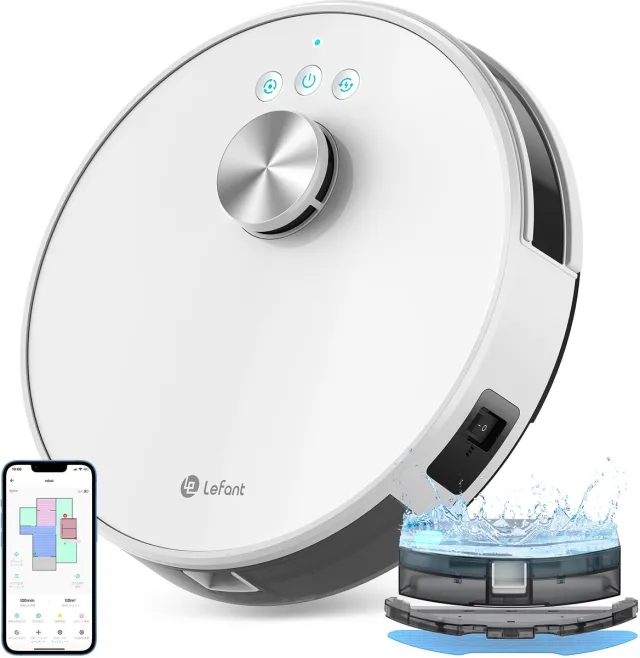 Lefant® Lefant M1 Robot Vacuum Cleaner, dToF Laser Navigation ,5500Pa Suction Wit