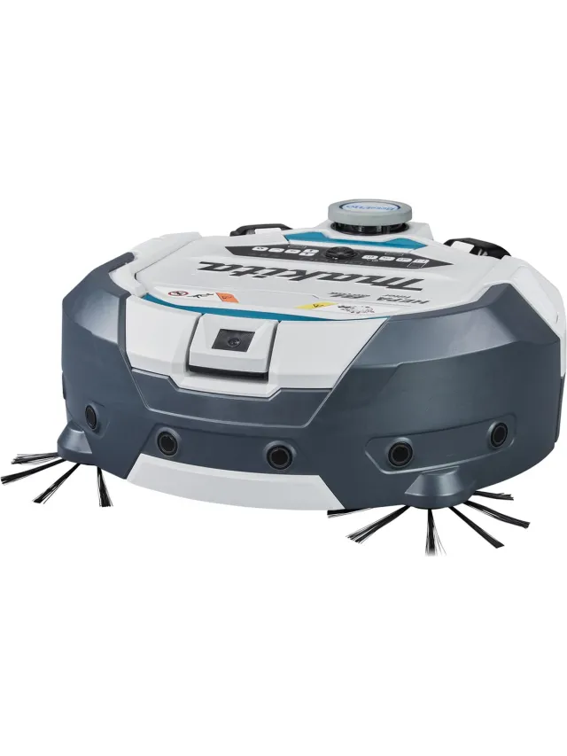 Makita DRC300PG2 | 18 V | RoboCleaner | 6,0 Ah accu (2 st) | duo snellader NIET VAN TOEPASSING