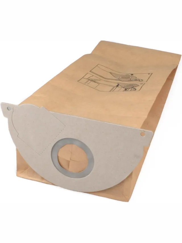 Covako Geschikt voor KARCHER. 10 stuks. stofzuigerzakken voor 2101, 2101TE, 2105, 2111, 2301, 4000plus, 4000TE, 6.904-167, Papier. COVAKO Merk