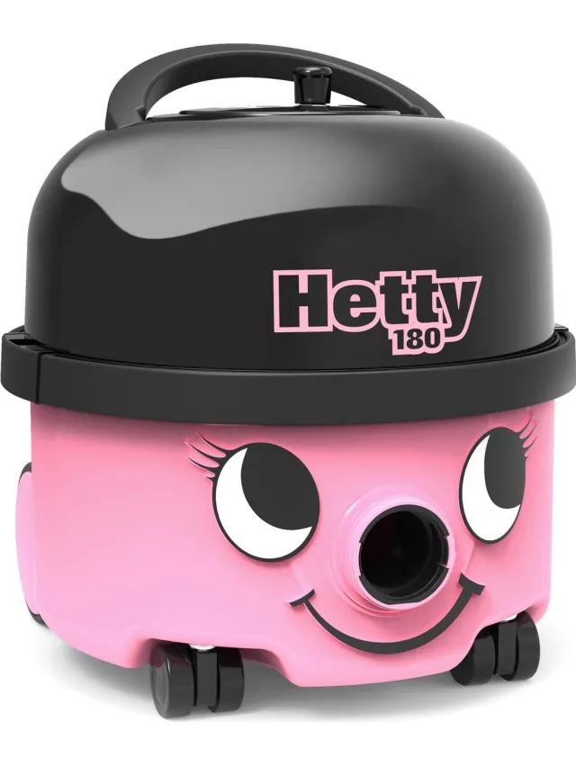 Numatic HET-180 Hetty Eco Stofzuiger + Accessoire KIT-AS1 620W Roze