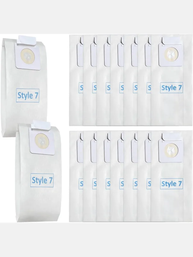 OUTARO 16 stuks stofzuigerzakken stijl 7 geschikt voor Bissell PowerForce kolomstofzuigers | geschikt voor 3522/3545/3550/3554