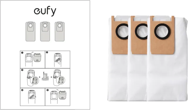 Eufy S1 stofzakken (3 stuks)