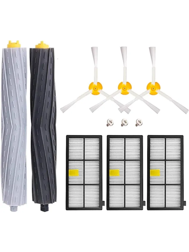 AMtechno Reserveonderdelen geschikt voor iRobot Roomba 800 900 Serie 11 Kits, Onderhoudskit Reinigingskit geschikt voor 800 850 851 860 865 866 870 871 876 880 885 886 890 891 896 900 960 966 kg. 980 tot 990 kg