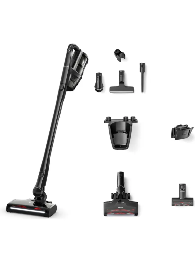 Miele Triflex HX3 Cat & Dog steelstofzuiger zwart