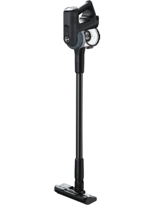 Hoover HF401P 011 Steelstofzuiger Batterij/Accu Droog Cyclonisch, EPA Zakloos 0,7 l 190 W Zwart, Zilver 2,5 Ah