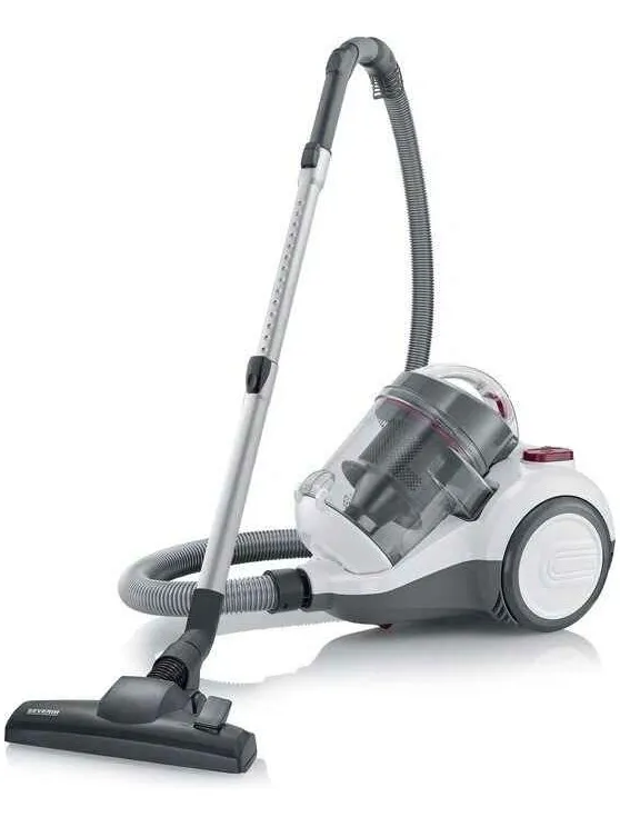 Severin CY7088 stofzuiger zonder zak wit wit-rood