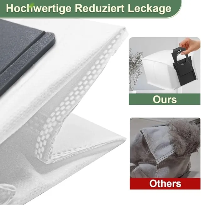 RALA 12 stuks stofzakken voor Dream X30 Ultra, X40 Ultra, X50 Ultra, X40 Master, L10s Ultra, L10s Pro Ultra, L10s Pro Gen2, L10s Plus, L20 Ultra, L40 Ultra, D10 Plus en Mova E30 Ultra, P50 Pro Ultra