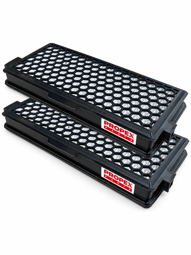 Propex Parts HEPA-filter Stofzuiger - Geschikt voor Miele Complete C2, C3 en S8 SF-HA50, 7226170, 9616280 en SF-AH50 - 2 stuks