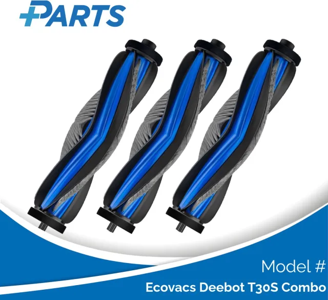 Plus.Parts Ecovacs Deebot T30S Combo Borstels (3 Stuks, Plus.Parts® alternatief voor DMB010030) Overig
